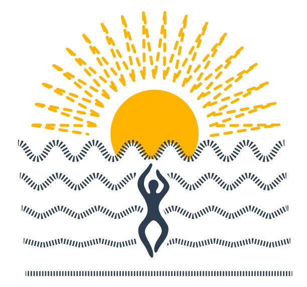 人漂浮在海上图片下载