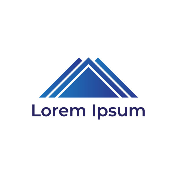 现代山岳标志设计图片下载