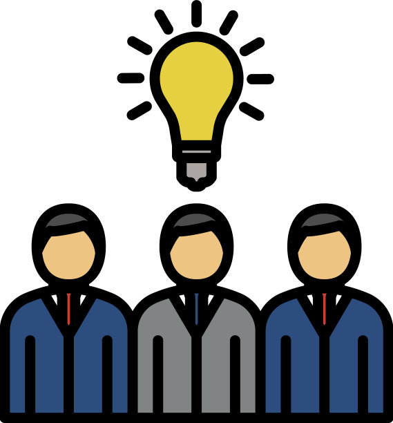 公司团队寻找新的创意图标图片下载