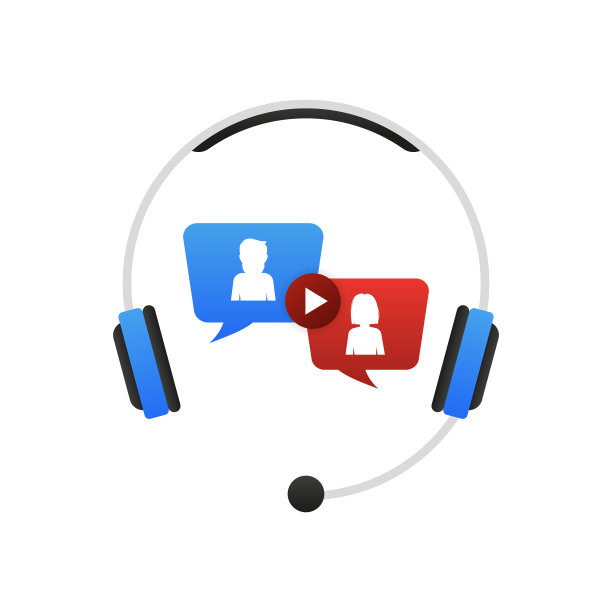 图标与实时聊天呼叫等距图片下载