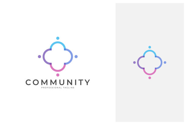 人人合一的标志设计图片下载