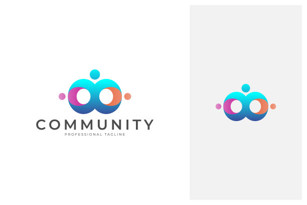 人人合一的标志设计图片下载