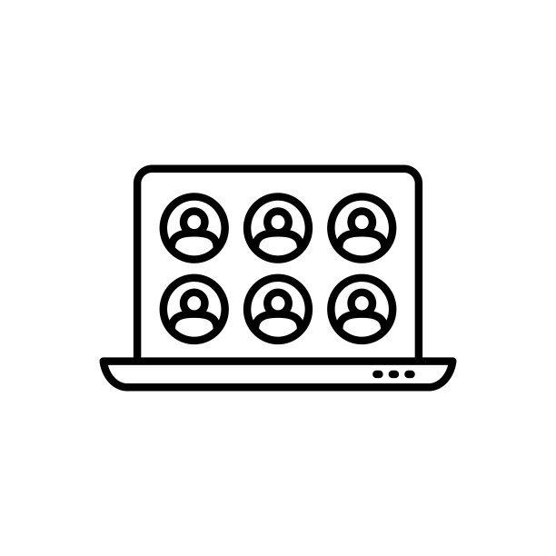 矢量会议图标。标志图片下载