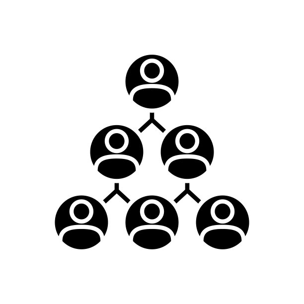 矢量社交群体图标。标识图片下载