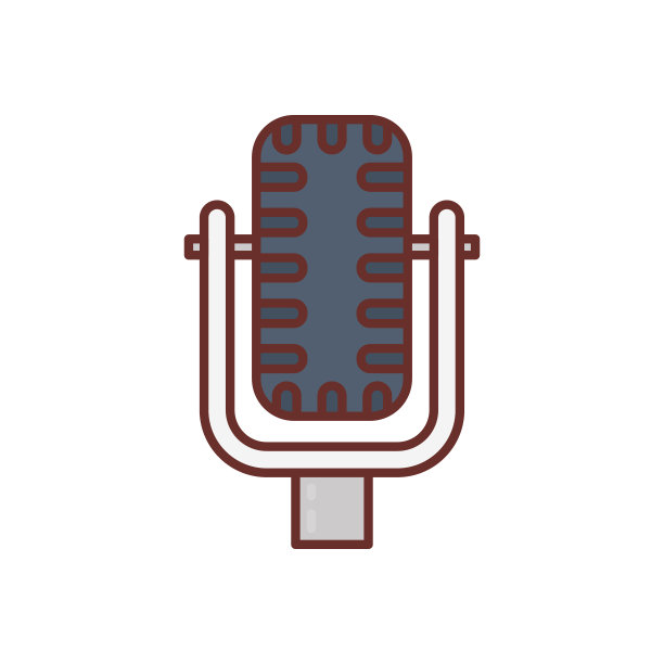 播客图标在矢量。标识图片下载