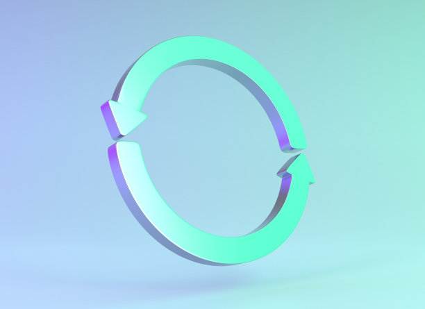 两个圆形箭头图片下载