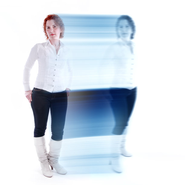 妇女的概念性心理健康图片下载