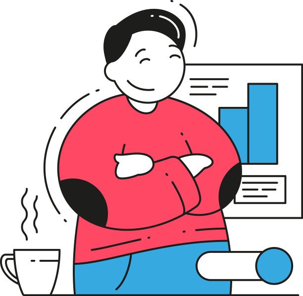 成功的商业男性享受休息与热图片下载