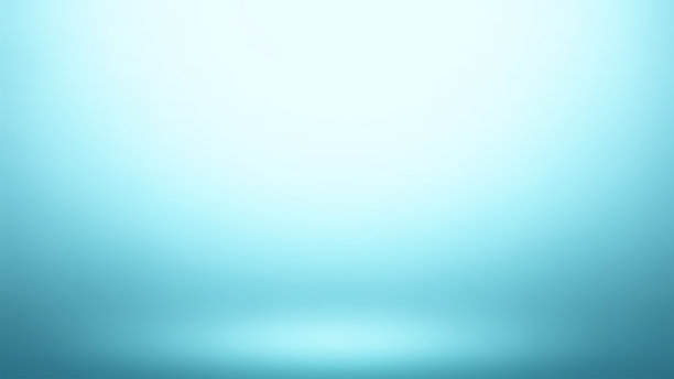 空蓝色工作室房间背景，可用作背景和产品展示图片下载