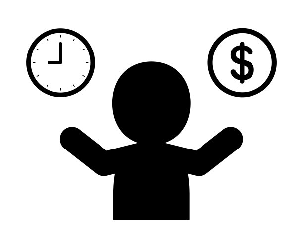 把时间比作金钱的人。图片下载