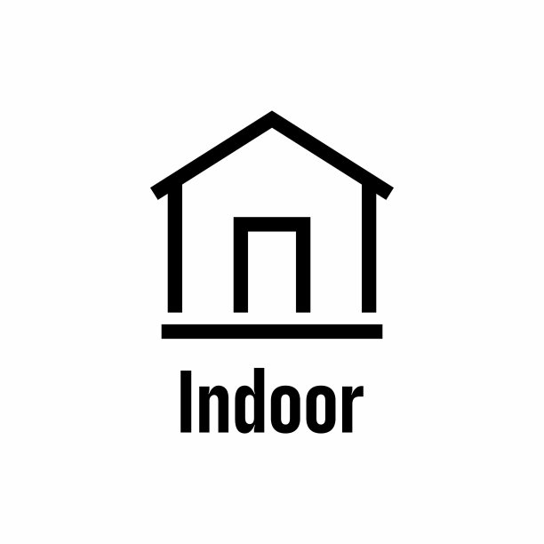 室内属性矢量信息标志图片下载