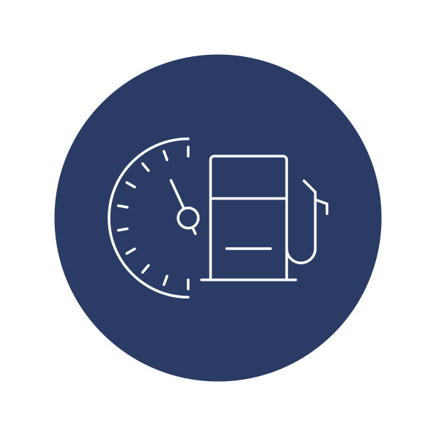 加油站燃料图标矢量图片下载