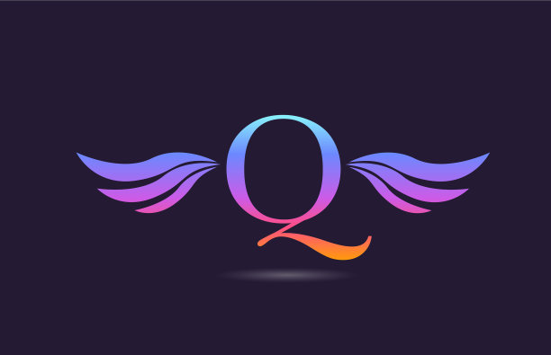 彩色字母字母标志图标设计与图片下载