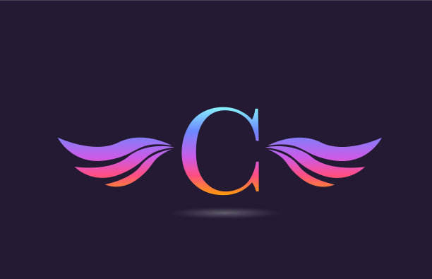 彩色字母字母标志图标设计与图片下载