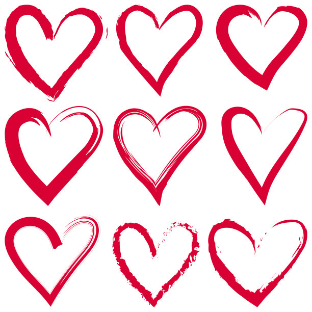 心设情人节快乐概念9红图片下载