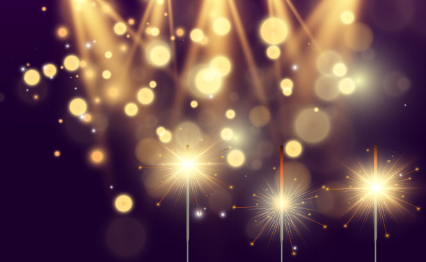 灿烂的金尘矢量发光。闪闪发光的饰品作为背景。矢量插图。图片下载