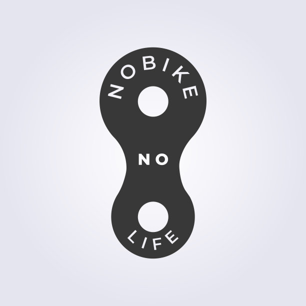 没有自行车没有生活格言或座右铭的骑手和摩托车图标贴纸标签标识向量插图设计符号图片下载