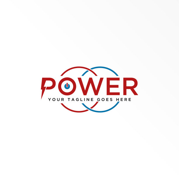 字母动力标志股票轮廓圈图片下载