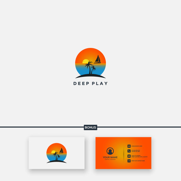 海滩和游艇观海标志日落太阳图片下载