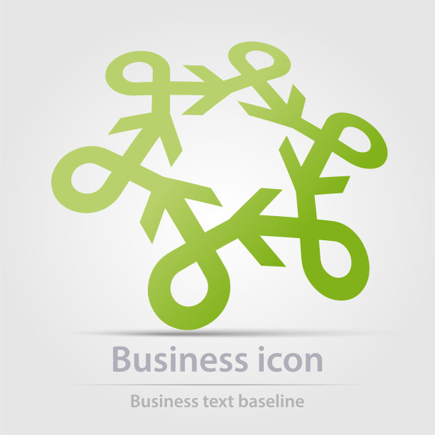 最初设计的彩色商业图标图片下载