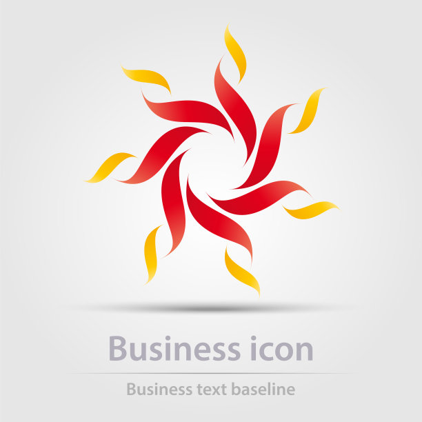 最初设计的彩色商业图标图片下载