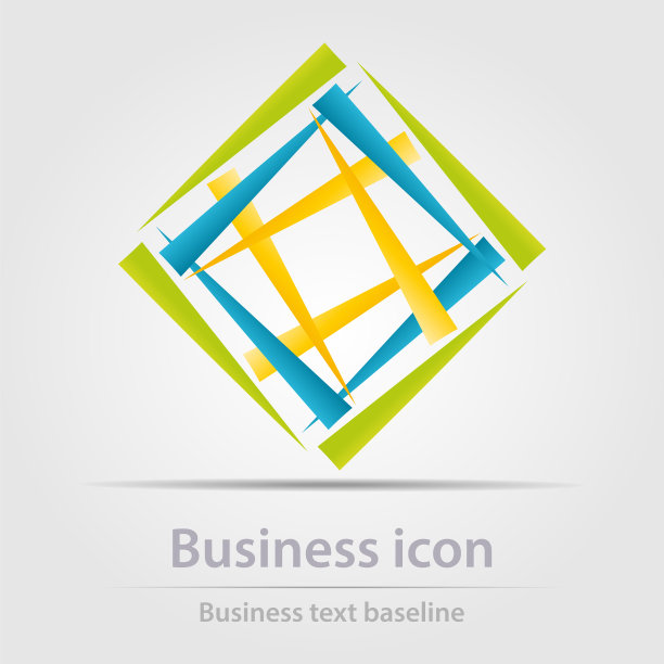 最初设计的彩色商业图标图片下载