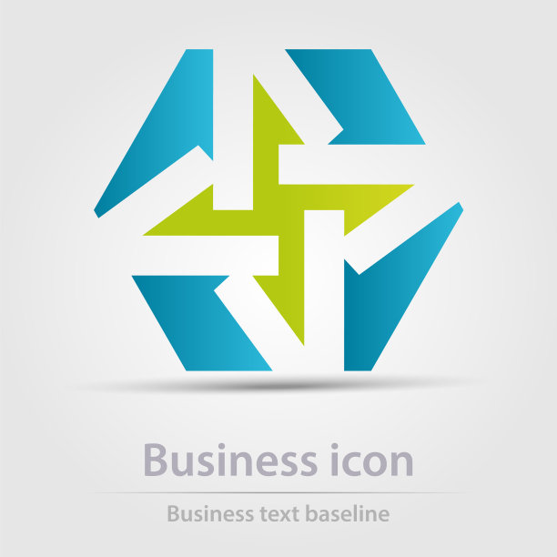 最初设计的彩色商业图标图片下载