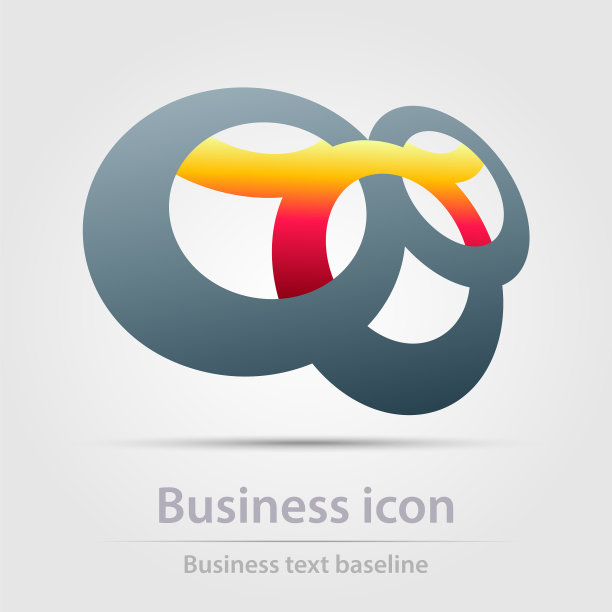 最初设计的彩色商业图标图片下载