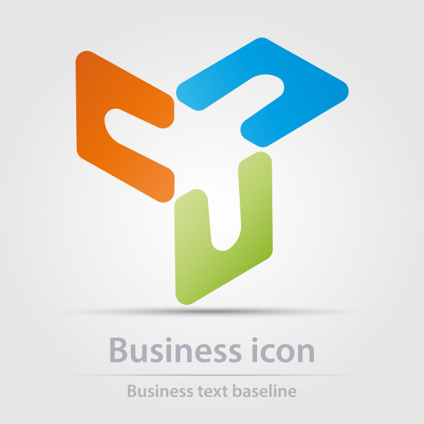 最初设计的彩色商业图标图片下载