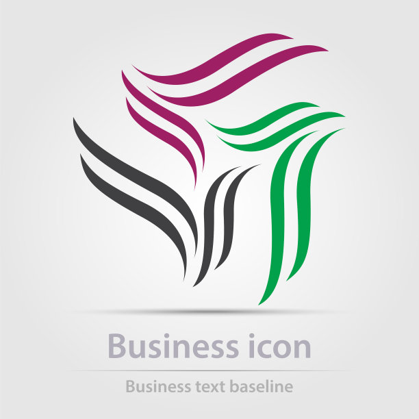 最初设计的彩色商业图标图片下载