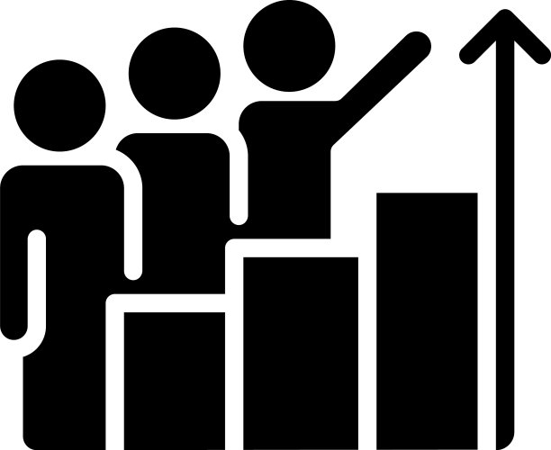 进度监控黑色字形图标图片下载