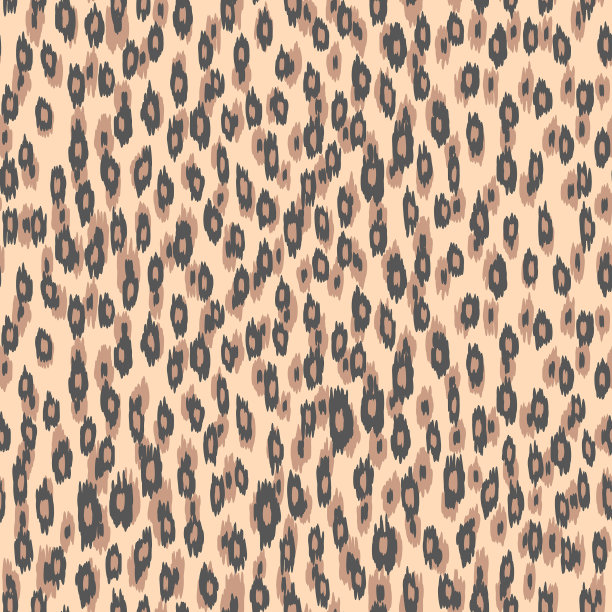 抽象现代豹纹无缝动物图片下载