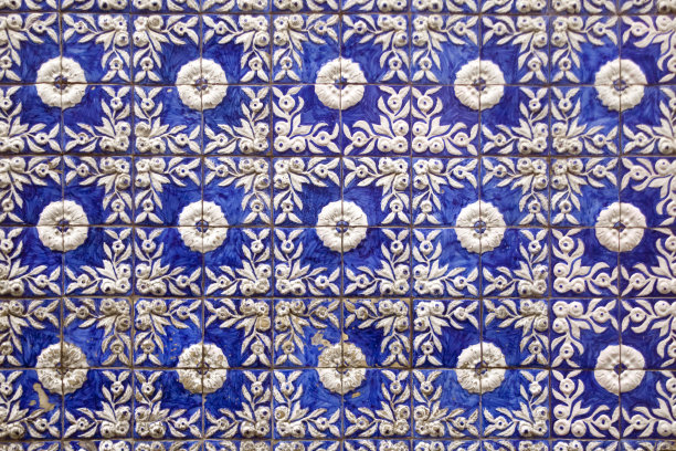 古色古香的琉璃瓦，全框特写。图片下载