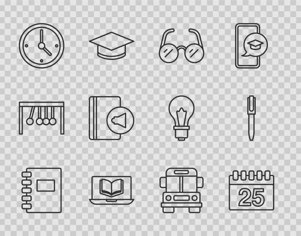 定线螺旋笔记本日历眼镜图片下载