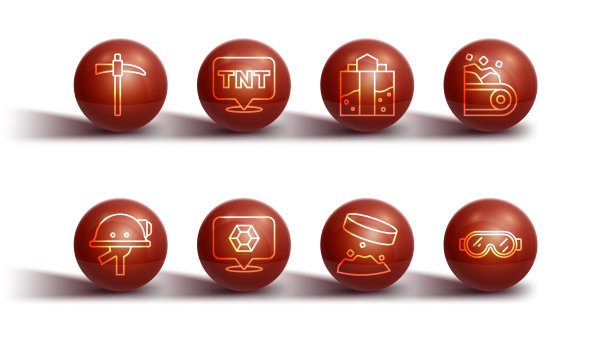 设置线铲矿机钢盔输送带图片下载