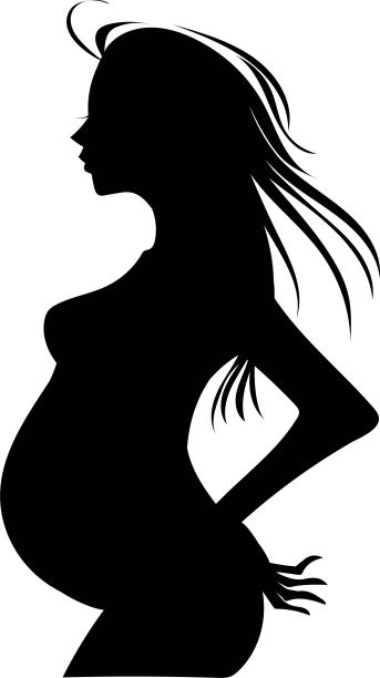 孕妇轮廓图片下载