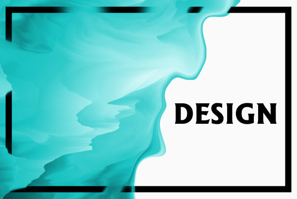 抽象背景与几何框架。现代抽象艺术设计。三维演示图片下载