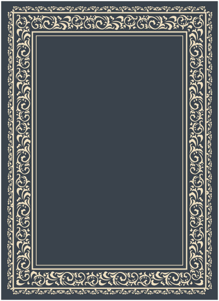 经典古色古香的西式幻想装饰框装饰图片下载