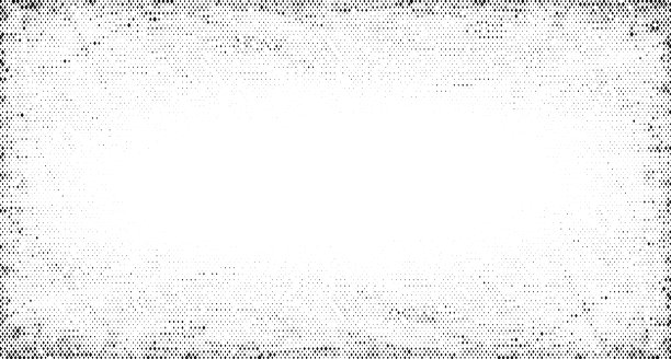 半色调枯燥乏味的纹理。漫画风格的谷物背景。波普艺术褪色的框架。难看的东西散斑效应。点粒子打印墙纸。像素马赛克矢量背景图片下载