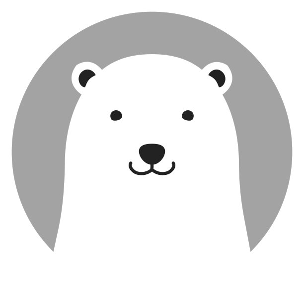 北极熊图标图片下载
