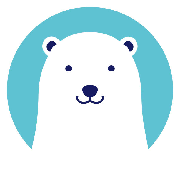 北极熊图标图片下载