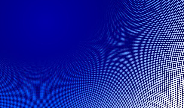 3D透视矢量抽象背景、多媒体互联网信息主题、科技浪潮或商业空白广告模板中的深蓝色圆点。图片下载