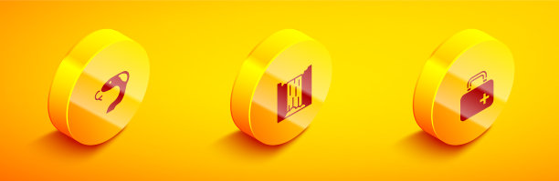 设置等距蛇形瀑布和急救箱图片下载