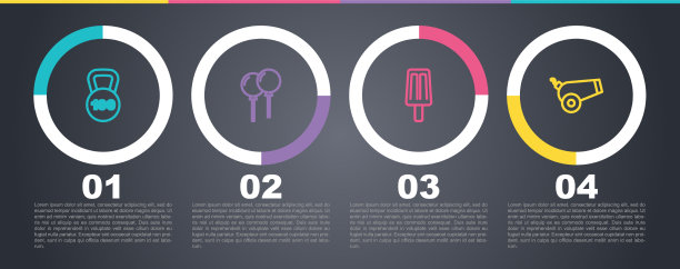 用丝带冰淇淋设置线重气球图片下载