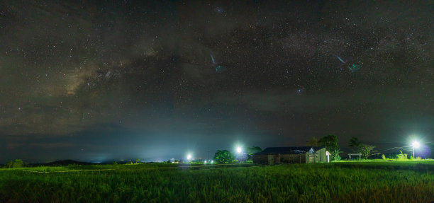 这张在印度尼西亚山区拍摄的银河夜景照片图片下载