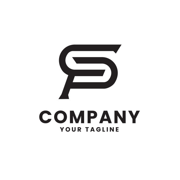 创意现代风格字母的抽象符号图片下载