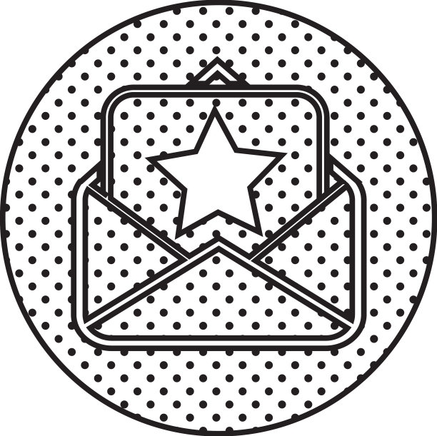 电子邮件和邮件图标符号设计图片下载