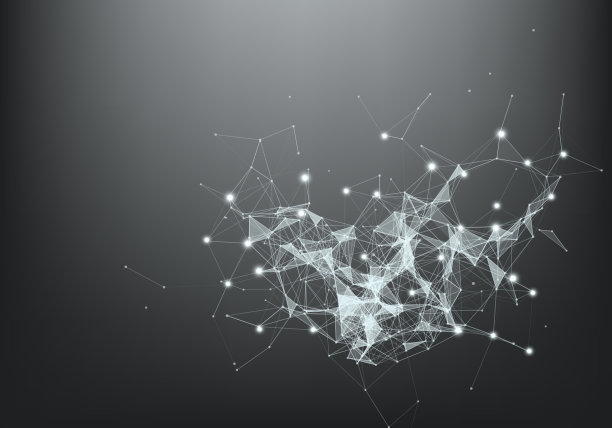 抽象的未来数字景观图片下载