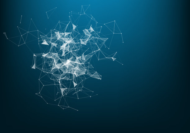 抽象的未来数字景观图片下载