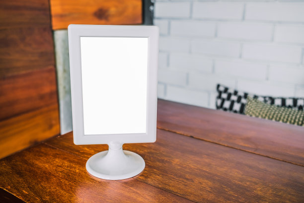 咖啡馆广告模拟菜单框图片下载